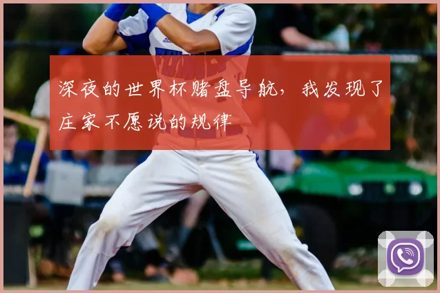 深夜的世界杯赌盘导航,我发现了庄家不愿说的规律