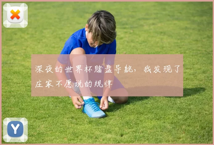 深夜的世界杯赌盘导航，我发现了庄家不愿说的规律